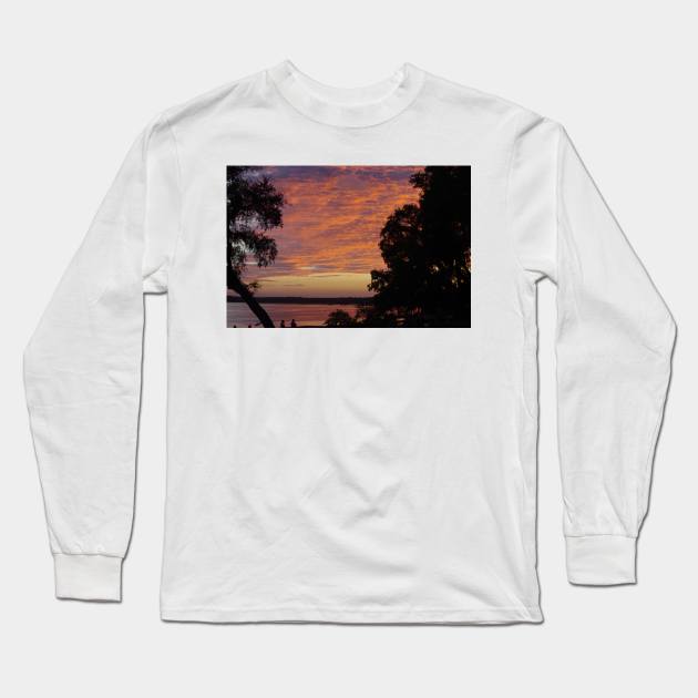 South Carolina Sunset Long Sleeve T-Shirt by CreativelyRis